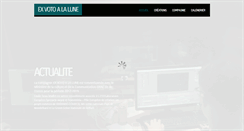 Desktop Screenshot of exvotoalalune.com