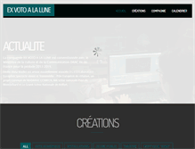 Tablet Screenshot of exvotoalalune.com